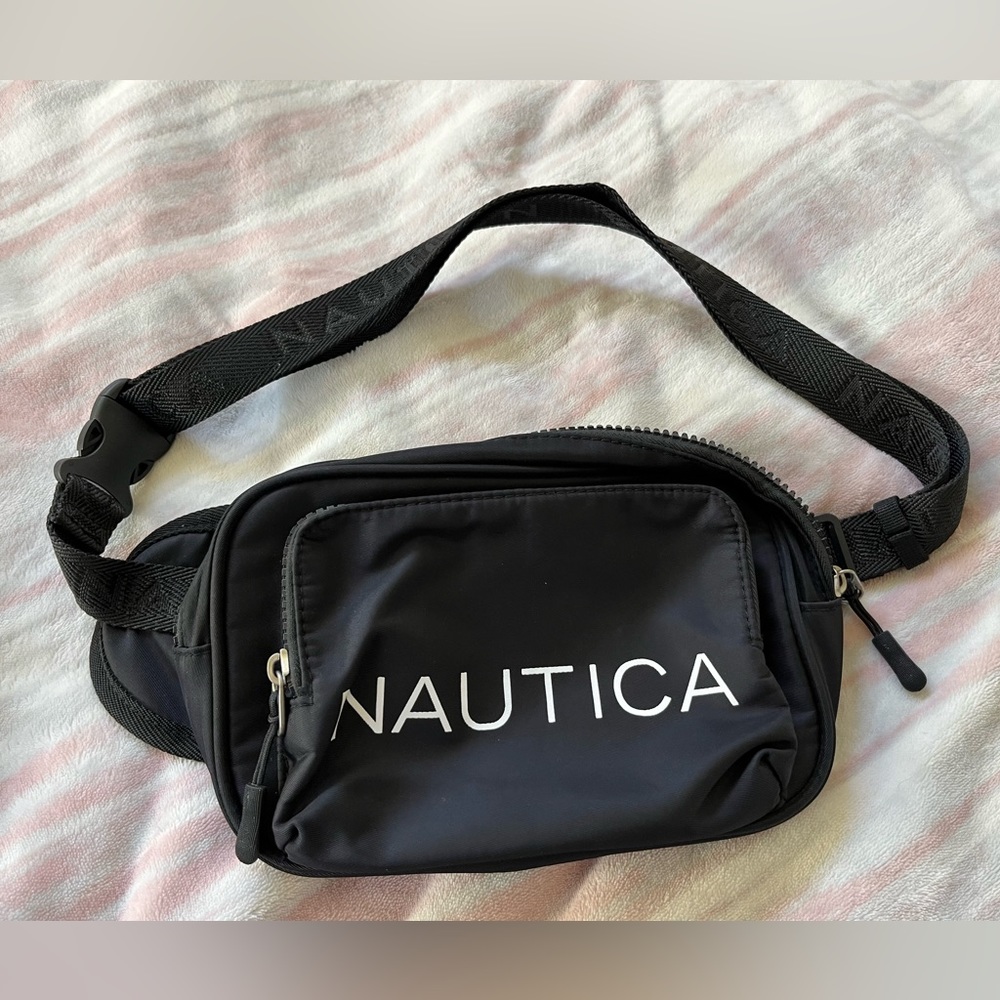NAUTICA nylon bean bag / black never use